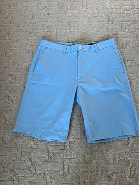 Vineyard Vines Sky Blue Flat Front Chino Shorts
